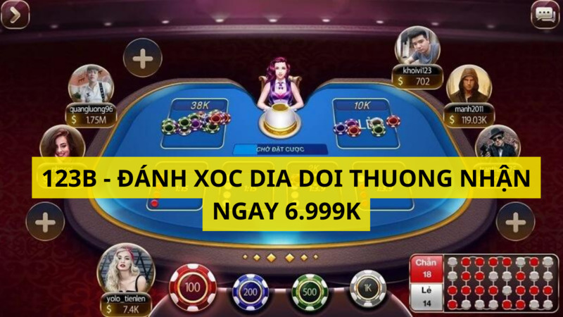 Web chơi casino 123B nổi tiếng tại Châu Á